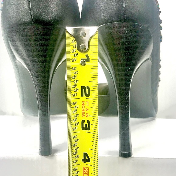 M.P.S. Fuel 57 Formal Sequins Dress Heels, Size 10 - Picture 7 of 8